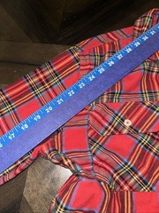Pendleton Woolen Mills Red Plaid Burnside Flannel Shirt Button Up Lumberjack EUC