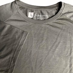 Tailored Athlete Basic Training Shirt Men XXL Green Performance Gym Technical