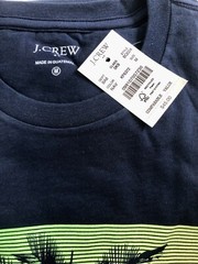 NWT J.CREW MEN’S GRAPHIC PALM TREE T-SHIRTS TEES | Sizes: M, L, XL | $45