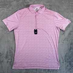 Johnnie-O Men’s Medium Color LOLLIPOP Performance Golf Polo Shirt Stretch