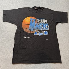 Vintage Fruit Of The Loom T Shirt Mens Large Orlando Magic NBA Basketball 90s
