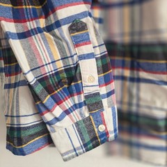 Chaps Men’s Size XXL Long Sleeve Button Up Blue/White/Yellow/Red Pre-Owned Great