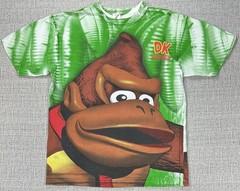 Vintage Donkey Kong Country Shirt Mens One Size AOP Super Nintendo 22.5 x 28