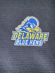Under Amour Heat Gear UD Delaware Blue Hens Men’s XL Black Loose Fit Polo