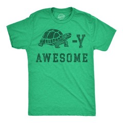 Mens Funny T Shirts Turtley Awesome Sarcastic Turtle Graphic Novelty Tee for Men
