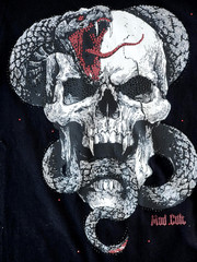 Mod Cult Rescue From The Embers Black Medium T-Shirt Gothic/Dark theme