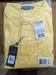 Polo Ralph Lauren Polo Shirt Yellow W/ Blue Pony 4xb New With Tags
