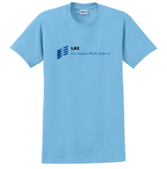 LAX Tee Shirt Los Angeles World Airports California West Coast Sky Blue T-Shirt