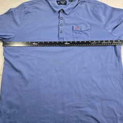 Original Penguin Polo Shirt Mens 3XL XXXL Blue Short Sleeve Pocket Logo Casual