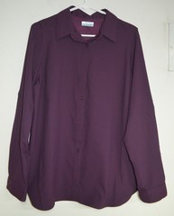 Columbia Shirt Long Sleeve Button Up RN69724 CA 05367 Men’s Size Large Purple