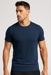🔥 True Classic 7-Pack Crew Neck T-Shirts | Size L | + Bonus Black Tee