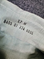 Vintage US Army Short Sleeve Dress Shirt AG-415 17.5” Cold War Era Unissued?