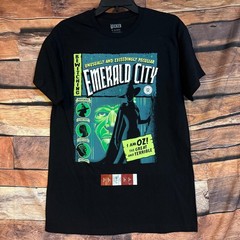 WICKED T-Shirt Men’s Black M Medium Emerald City Witch Graphic Cotton Tee