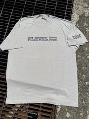 IBM Technology Computer Design VTG Tech Apple Microsoft T Shirt XL