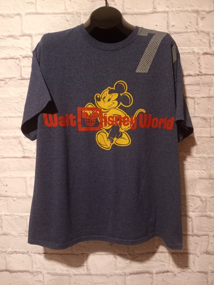 Walt Disney World Mickey Mouse 71 Crew Neck Adult T-Shirt X-LARGE