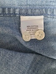 Peter Millar Chambray Blue Button Down XL – 98% Cotton 2% Spandex