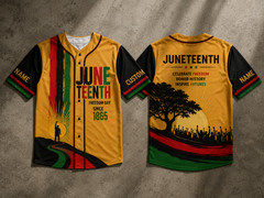Personalized Juneteenth Baseball Jersey Shirt Freeish Since 1865 Black History