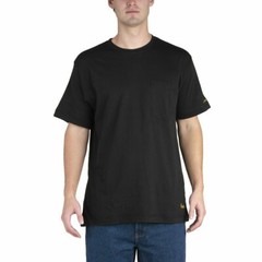 Berne Lightweight Performance Short Sleeve Pocket T-Shirt Berne BSM38 BK Black