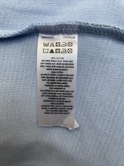 NEW French Connection Men’s Medium Solid Sky Blue Crew Neck T-Shirt Textured NWT