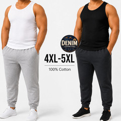 4XL-5XL Men’s A-Shirt 6 Pack Lot Tank Top Cotton Wife Beater Ribbed Undershirt