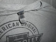 Chevrolet Vintage Print Logo T-Shirt – Gray – Mens XL – Gildan Cotton Blend