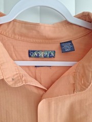 Mens 4XLT Campia Button Front Hawaiian Shirt Short Sleeve Casual