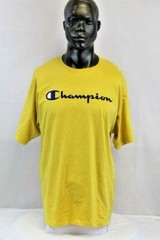 Champion Life S/S CLASSIC GRAPHIC SCRIPT T-SHIRT MUSTARD YELLOW/MULTICOLOR GT23H
