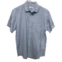 Rye 51 Small Batch Short Sleeve Button Down Shirt Plaid Size Small