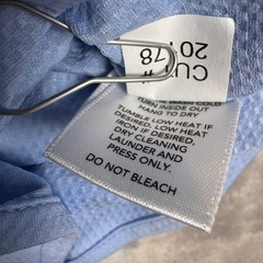Mizzen + Main Spinnaker Performance Collection Shirt Mens XL Trim Fit Light Blue