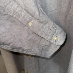 Ralph Lauren Shirt Light Grey Solid Long Sleeve Button Up Men’s 3XB XXXL Big