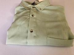 Barena Venezia SRL Overshirt in solid Sage Green-Size 3XL