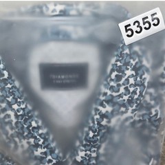 7Diamonds After Midnight Blue Leopard Print 4-Way Stretch Performance Shirt XL