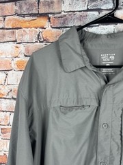Mountain Hardware Canyon Vented Long Sleeve Shirt Outdoor Fishing XL Gray