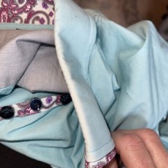 Re Camicia Men’s Light Blue Button up Shirt Size Large 97% Cotton 3% Elastane