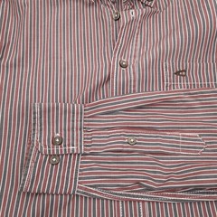 Camel Active Vintage Striped Button-Down Relaxed Fit Shirt Long Sleeve M