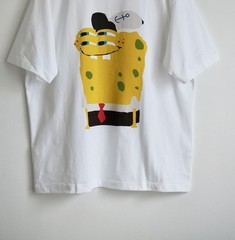 Spongebob x Patrick Star Oversized Cactus Plant Flea Market Uniqlo T Shirt Large