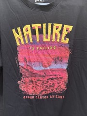 ⸻ DNMX “Nature Is Calling” Graphic T-Shirt – Grand Canyon Arizona – Black