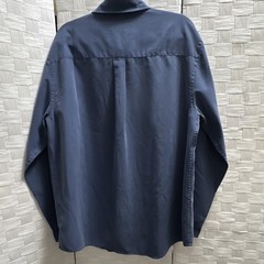 Consensus Microfiber Men’s Blue Check Dress Shirt Size XL Rayon/Polyester