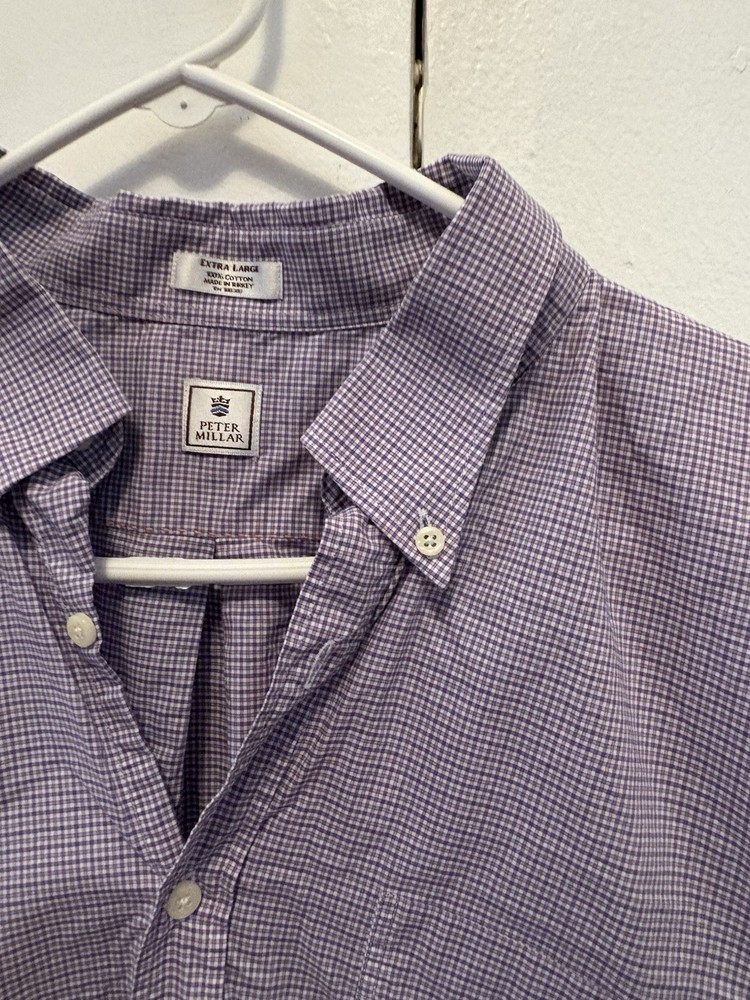 Peter Millar Linen LS Button Down Shirt Men’s XL