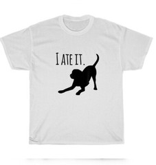 Black Lab I Ate It Labrador Retriever Dog Puppy Dogs Pet Lover T-Shirt