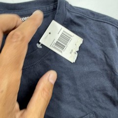 Michael Kors Shirt Mens Small Blue Pocket MK Logo Tee Short Sleeve Cotton