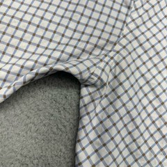 Express Design Studio Mens Medium Modern Fit Italian Plaid L/S Button-Up Shirt