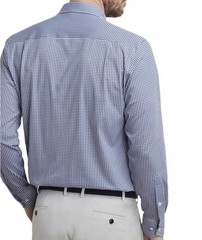 Peter Millar Crown Crafted Excursionist Flex Gingham Sport Shirt Men’s Medium