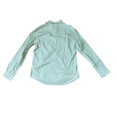 Frank & Eileen Luke Classic Button Front Shirt Mint Green Cotton Casual Small