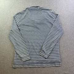 Johnnie O Hanging Out Shirt Mens Medium Blue White Striped Long Sleeve Casual