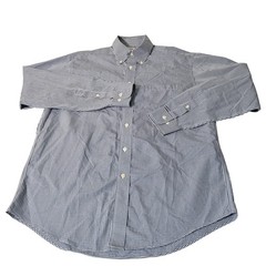 Brooks Brothers Madison M Non-Iron American Supima Shirt Mens Blue gingham check