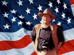 John Wayne Side Portrait American Legend TV Movies Men’s T Shirt