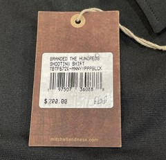Mitchell & Ness The Hundreds Collab Button Down Warm Up S/S Shirt Size 2XL *NWT*
