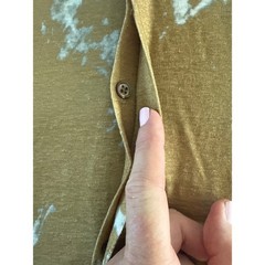 John Varvatos Madera Button Down 100% Linen Shirt Mustard Gold Size XL NWOT $268