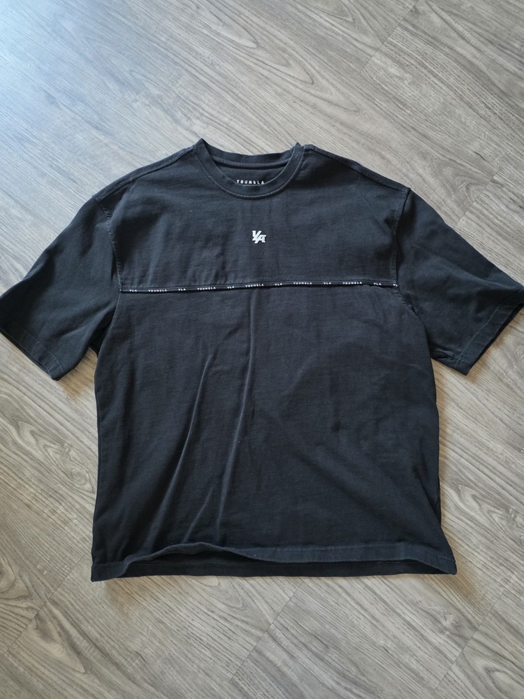 YoungLA 2928 Black Tee Size Large